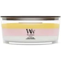 Woodwick Trilogy Floral Blossoms tuoksukynttilä sisältää puusydämen 453.6 g