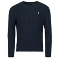 Ralph Lauren Cable-Knit Cotton Sweater - Navy - XS