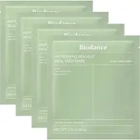 BIODANCE , Uudistava Merisuola Kelp Real Syvää Kauneusmaski, 4 Lähettyä, 1.19 oz (34 g) Kunkin