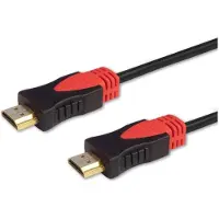 Savio CL-141 HDMI-kaapeli 10 m HDMI Type A (Standard) Musta,Punainen