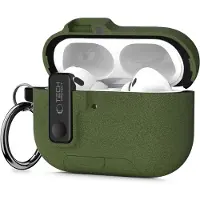 Tech-Protect Airpods Pro 3 Slim Hook -kotelo - Oliivinvihreä