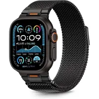 TechProtection Milano Vanguard Bracelet for Apple Watch (44 / 45 / 46 / 49 mm) - Black