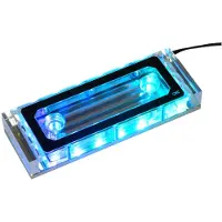 Alphacool Aurora Plexi X4 D-RAM -vesiblokki muisteille