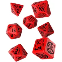 Q-workshop Final Race Dice Set: Engine Roar, punainen