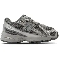 New Balance 740 Kids Bungee Lace - Grey - 27.5