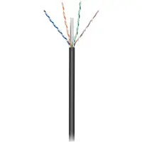 Microconnect Cat6 UTP 100m -verkkokaapeli, musta