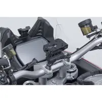 SW-Motech GPS-teline ohjaustangossa - Musta. Ducati Multistrada V4 (20-), V2 (24-).