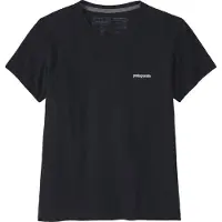 Patagonia W's P-6 Logo Responsibili-Tee Black - S