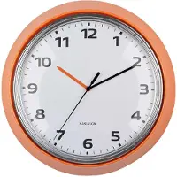 Karlsson seinäkello Modern Retro bright orange KA6006OR
