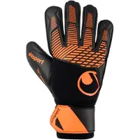 Uhlsport Maalivahdin Hanskat Fangmaschine Soft Resist+ - Musta/Oranssi, koko 5