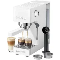 Amzchef CE-EM3131-WT Piston Coffee Maker