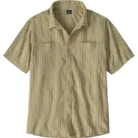 Patagonia Men's Back Step Shirt Rapids: Weathered Stone Lyhythihaiset kauluspaidat M