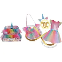 Magic Flip Unicorn Fairy 110 - 116 Cm - Multi/patterned - 110/116