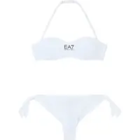 EA7 for woman. 7W000319_AF20663 White Silhouette Bikini (L), Beachwear, Polyamide