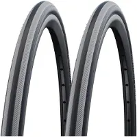 Schwalbe Rightrun Plus Performance Clincher Rengas 20x1.00" Pyörätuoleihin, musta/harmaa 25-489 | 22x1,00" 2022 Pistosuojatut renkaat