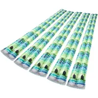 Vevor -allassuojan vesipussit, 5 pakkausta 2400 mm, kaksikammioiset allassuojan vesiputket heijastavilla nauhoilla, 0,3 mm paksut PVC-pussit, painot vuotamattomalla kierrekorkilla, talvi-uima-allassuoj