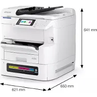 Epson WorkForce Pro EM-C8100RDWF, Mustesuihku, Väritulostus, 4800 x 1200 DPI, A3, Suoratulostus, Valkoinen (C11CL31401)