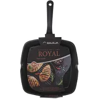 Galicja 28cm tarttumaton grillipannu Musta ROYAL, 28 cm