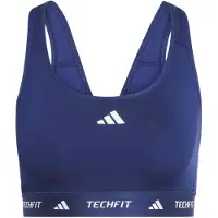 Adidas Urheilurintaliivit 'TECHFIT' tummansininen / valkoinen