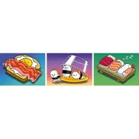 Sonstige Verlage Kawaii Breakfast, Lunch & Dinner 3X100P - Multi/patterned - ONE SIZE
