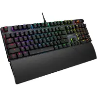 Asus ROG Strix Scope II X, Täysikokoinen (100 %), Langallinen, USB, Mekaaninen, RGB LED, Musta (90MP03XF-BKWA00)