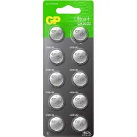 GP Ultra Plus Litium nappiparisto CR2032 10-pack