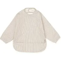 Cam Cam Hihaton Ruokalappu Classic Stripes Camel Classic Stripes Camel-OS Ruskea One Size 1-2+ Years Pojat, Tytöt