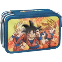 Safta Dragon Ball 12.5x19.5x5.5 Cm Triple Kynäkotelo