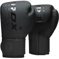RDX Sports F6 Kara Keinonahkaiset Nyrkkeilyhanskat
