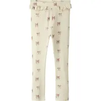 Lil´ Atelier Leggingsit 'NMFGavo' kerma / vaaleanvioletti / pitaija