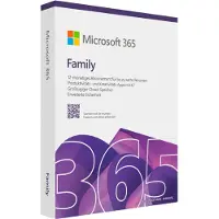 Microsoft 365 Family - Box Pack (1 vuosi) - enintään 6 henkilöä - ilman mediaa - Mac, Android, iOS, Win - saksaa