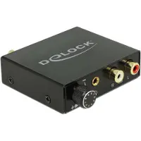 DeLOCK – Digital Audio Converter to Analogue HD with Headphone Amplifier, black (63972)