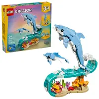 LEGO Creator - Merieläimet: Kauniita delfiinejä 31385-542 Osaa - - OneSize - Palikat