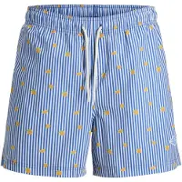 Jack & Jones Uimashortsit 'JPSTMaui Breeze' taivaansininen / vaaleanvihreä / oranssi / tummanoranssi / valkoinen