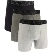 Under Armour Ua Performance Tech - Solid 6" 3Pk - Multi/patterned - XXXL