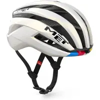 Met Trenta 3K Carbon Limited Edition Rainbow White Helmet, Size M (56-58 cm)
