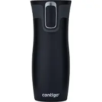CONTIGO West Loop Autoseal -matkamuki, ruostumattomasta ter ksest valmistettu termospullo, vuotamaton kahvimuki, BPA-vapaa, helposti puhdistetta