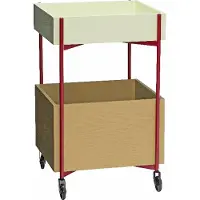 Hubsch Fresh Rullakko 70 cm Khaki-viininpunainen