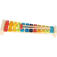 Goki Wooden Xylophone with Songbook 4 parts.