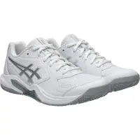 Asics for woman. 1042A318 GEL-Dedicate 9 Padel white sneakers (39.5), Flat, Laces, Casual, Sport, Tennis / Paddle tennis, Mesh