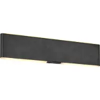 TRIO Lighting Led seinävalaisin Conchita, himmennettävä, Musta, Olohuone/ruokailutila, Metalli, Moderni