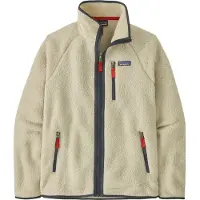 Patagonia Men's Retro Pile Fleece Jacket Pelican W/Smolder Blue Välikerrospuserot XXL