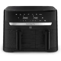 OBH Nordica Easy Fry Dual airfryer 8,3 l, musta