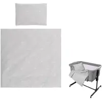 Lorelli lasten vuodevaatesetti Little Bear Grey, 75x75 cm, 5 kpl