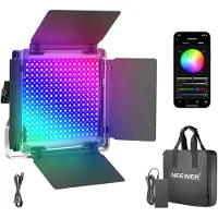 Neewer 660 PRO RGB LED VIDEO LIGHT WITH BARNDOO