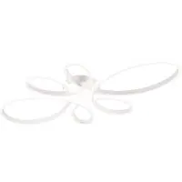 TRIO Lighting Led Fly, himmennettävä, Valkoinen/opaali, Olohuone/ruokailutila, Metalli, Moderni