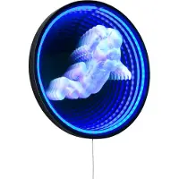 TRIO Duke LED seinävalaisin 40 cm mattamusta 6500K