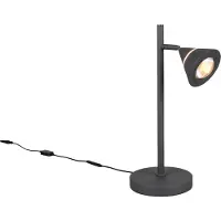 TRIO Lighting Led pöytävalaisin Romeo, himmennettävä, Musta, Olohuone/ruokailutila, Metalli, Moderni