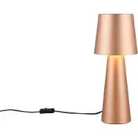 TRIO Lighting Pöytävalaisin Nubian, Ruskea/ruoste, Olohuone/ruokailutila, Metalli, Moderni