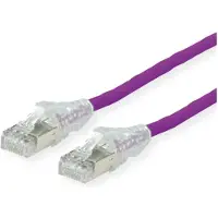 Secomp DTWYLER Liitäntäkaapeli Cat.6A (luokka EA) S/FTP, CU 7702 flex LSOH, AMP v2, violetti, 5 m, 5 m